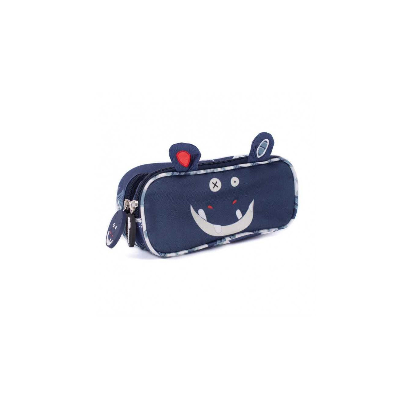 The Deglingos Double Pencil Case Hippo the hippo
