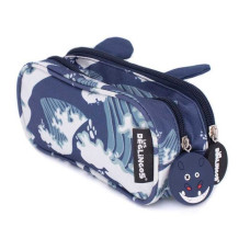 The Deglingos Double Pencil Case Hippo the hippo