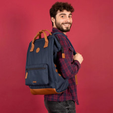 Chicago Wide Cabaia Backpack 15" Blue