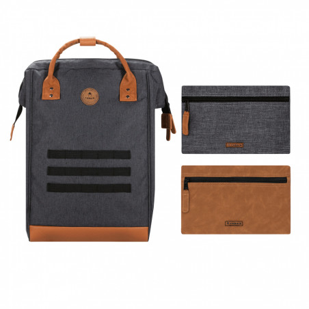 Cabaïa Large London Backpack 15" Grey