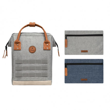 Cabaïa Small New York Backpack 10.5" Grey