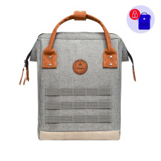 Cabaïa Small New York Backpack 10.5" Grey