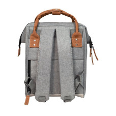 Cabaïa Small New York Backpack 10.5" Grey