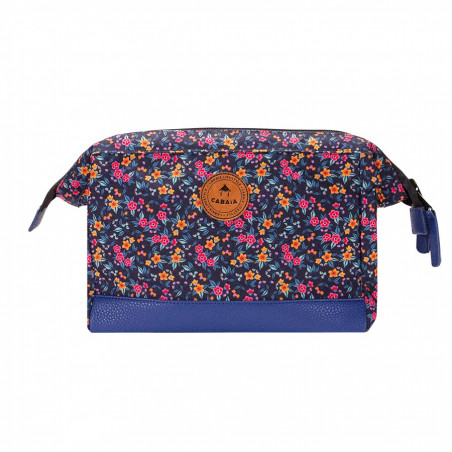 Cabaïa Travelkit Calle Flores Navy Toiletry Bag