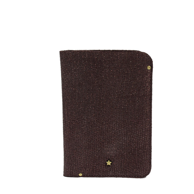 Mila Louise Ory Lezard Porte Cartes Bleu Purple