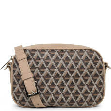 Lancaster Ikon Crossbody Bag 418-15 Nude Brown