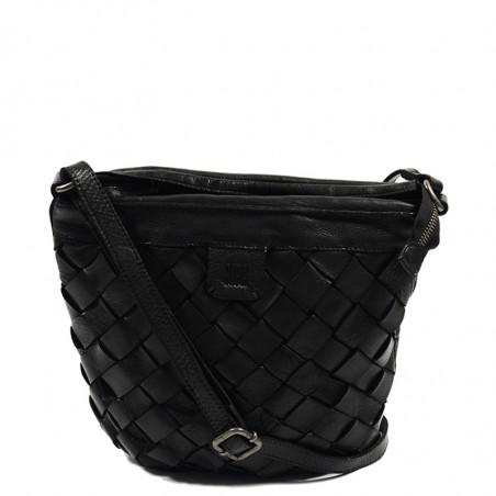 Biba Lewisburg Sac Seau Tressé Negro