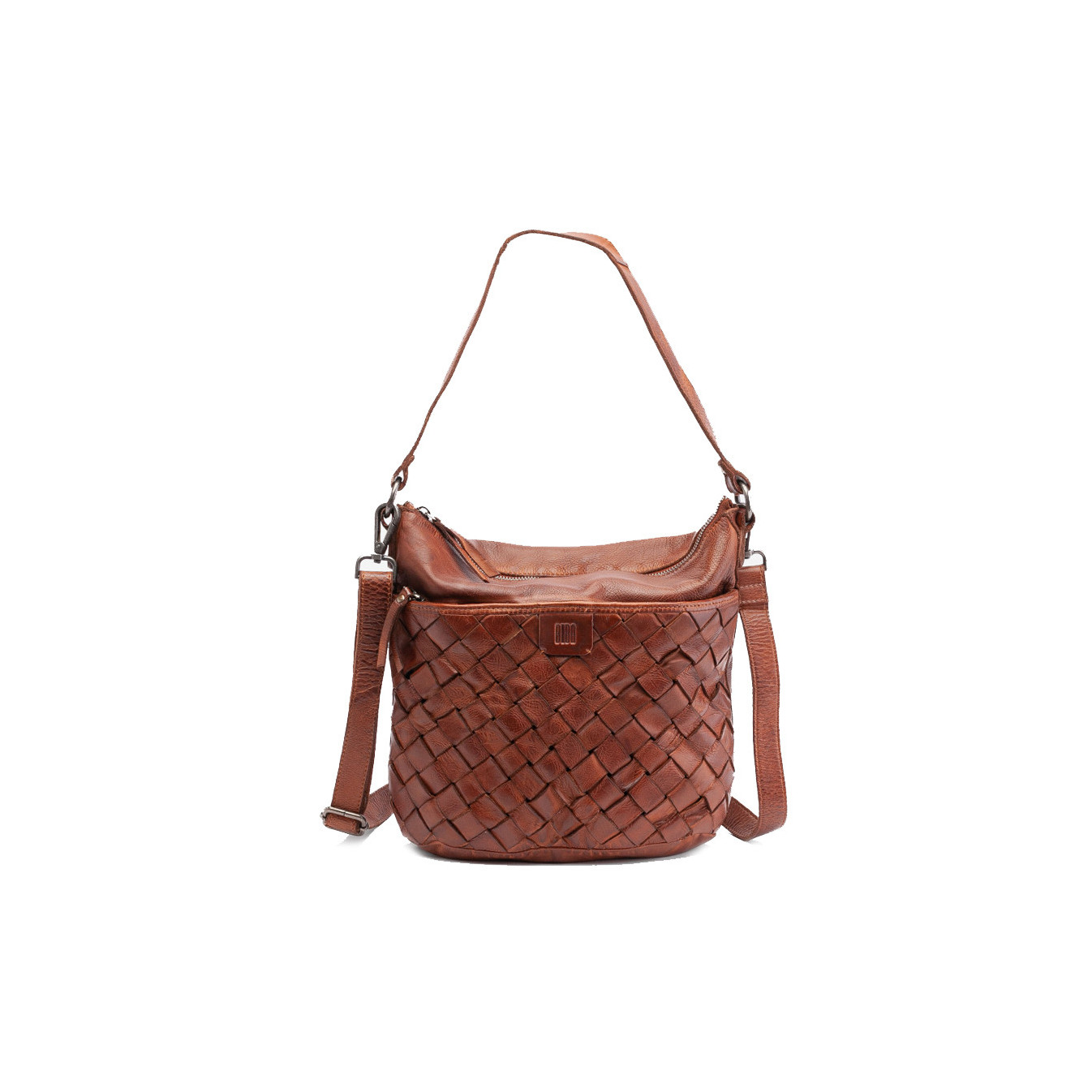 Biba Lewisburg Sac Bandoulière Tressé Cuero