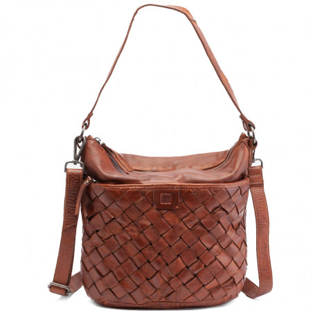 Biba Lewisburg Shoulder Bag Woven LEI4L Leather