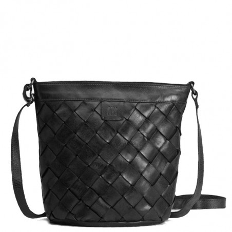 Biba Lewisburg Woven Bucket Bag LEI2L Negro
