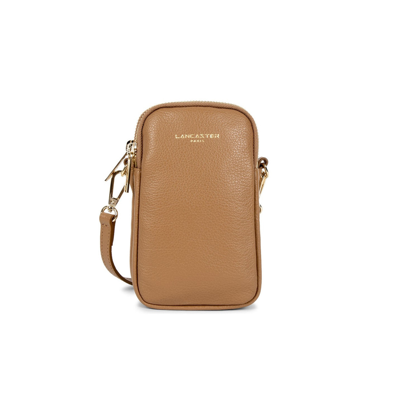 Lancaster Dune Smartphone Pouch Leather 129-28 Camel