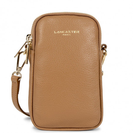 Lancaster Dune Smartphone Pouch Leather 129-28 Camel
