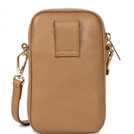 Lancaster Dune Smartphone Pouch Leather 129-28 Camel