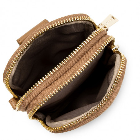 Lancaster Dune Smartphone Pouch Leather 129-28 Camel