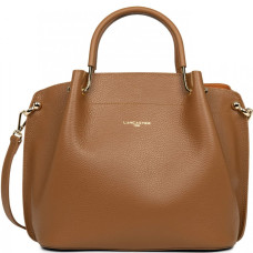 Lancaster Foulonne Double Large Handbag Louisa 470-19 Camel In Orange