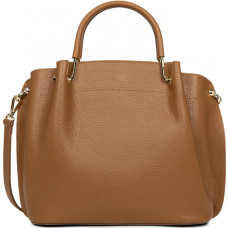 Lancaster Foulonne Double Large Handbag Louisa 470-19 Camel In Orange