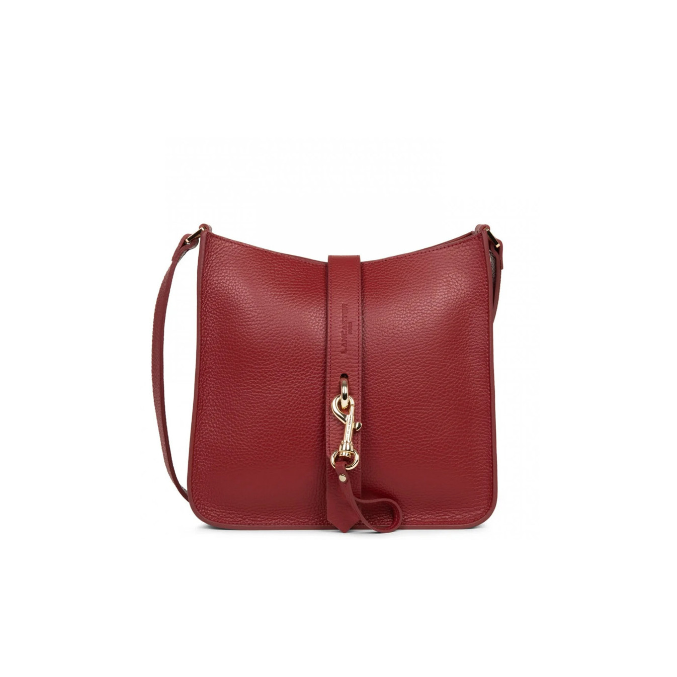 Lancaster Foulonne Double Petit Sac Trotteur 470-33 Carmin In Blush