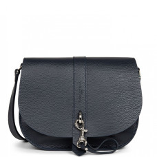 Lancaster Foulonne Double Sac Besace 470-35 Bleu In Argent