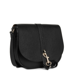 Lancaster Foulonne Double Shoulder Bag 470-35 Black In Nude