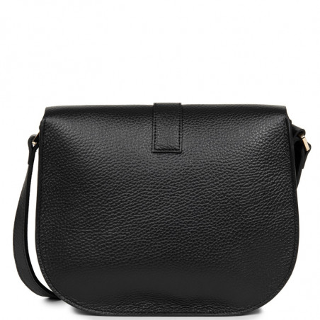 Lancaster Foulonne Double Shoulder Bag 470-35 Black In Nude