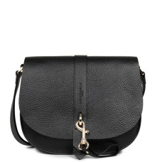 Lancaster Foulonne Double Shoulder Bag 470-35 Black In Nude