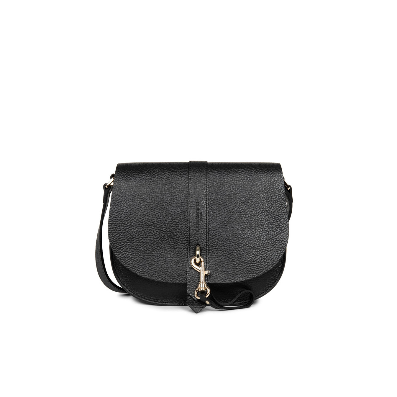 Lancaster Foulonne Double Shoulder Bag 470-35 Black In Nude