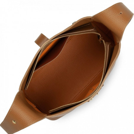 Lancaster Milano Hobo Bag 470-38 Camel In Orange