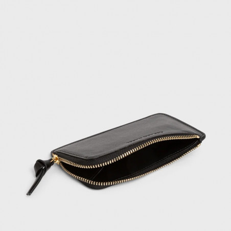 Gérard Darel Tresor Cardholder Zippered Card Holder Black