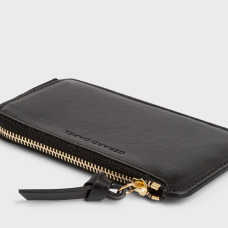 Gérard Darel Tresor Cardholder Porte cartes Zippé Noir