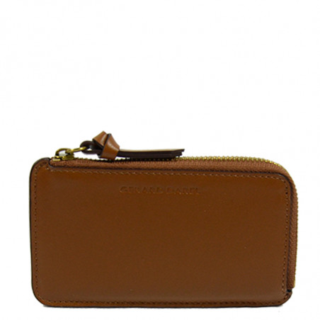 Gérard Darel Tresor Cardholder Zippered Cardholder Cognac