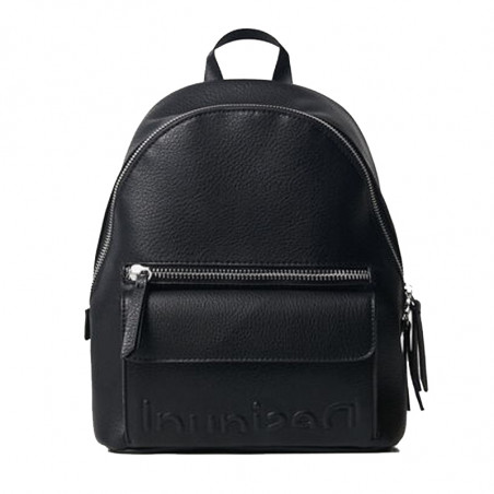 Desigual Mombassa Mini Backpack Embossed Half Black display picture 1