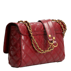 Guess Cessily Shoulder and Crossbody Bag Red Btd Vernis