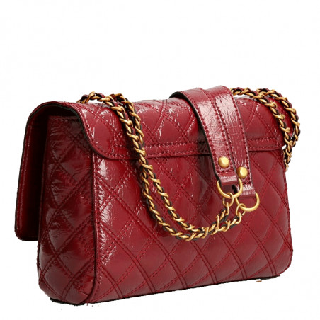 Guess Cessily Sac Épaule et Trotteur Rouge Btd Vernis dos