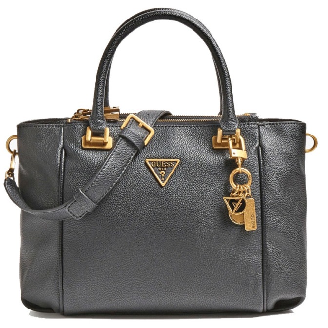 Sac à Main Bandoulière Guess Noir - Faux Cuir, Style Sac De Jour, Neuf Sans étiquette
