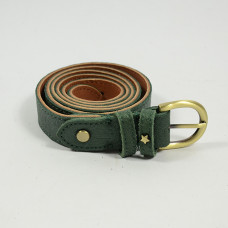 Mila Louise Pallas NG Leather Belt Adjustable Green Size M