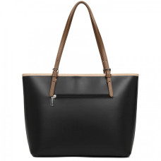 Lancaster Constance Shopping 437-08 Black Nude Mink