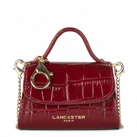 Lancaster Exotic Croco Mini Wallet Leather Croco 124-20 Carmine