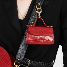Lancaster Exotic Croco Mini Wallet Leather Croco 124-20 Carmine