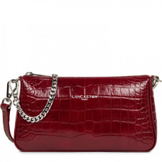 Lancaster Exotic Croco Small Tote Bag 426-83 Carmine