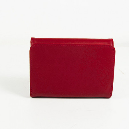Lancaster Constance Portefeuille Dos à Dos 137-02 Rouge dos