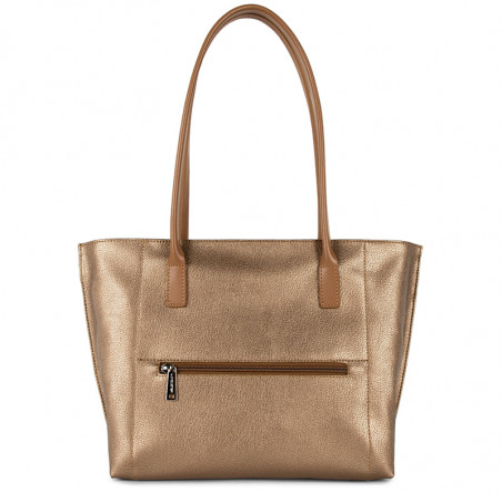 Lancaster Maya Sac Cabas 517-29 Cuivre Noisette Camel dos