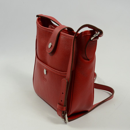 Berthille Mini Claudia Hobo Bag Pomodoro