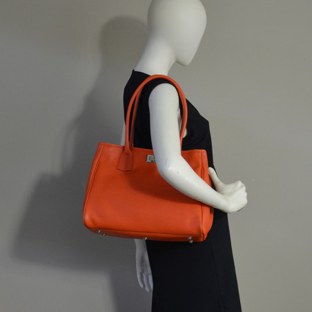 Berthille Elisa Shopping Bag Orange Grain