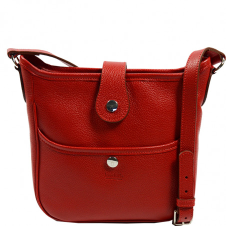 Berthille Mini Claudia Hobo Bag Pomodoro
