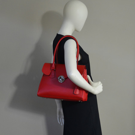 Berthille Petit Cortina Handbag Pomodoro