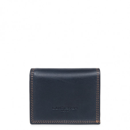 Lancaster Soft Vintage Men's Wallet 120-10 Dark Blue Camel