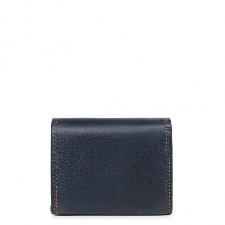 Lancaster Soft Vintage Men's Wallet 120-10 Dark Blue Camel