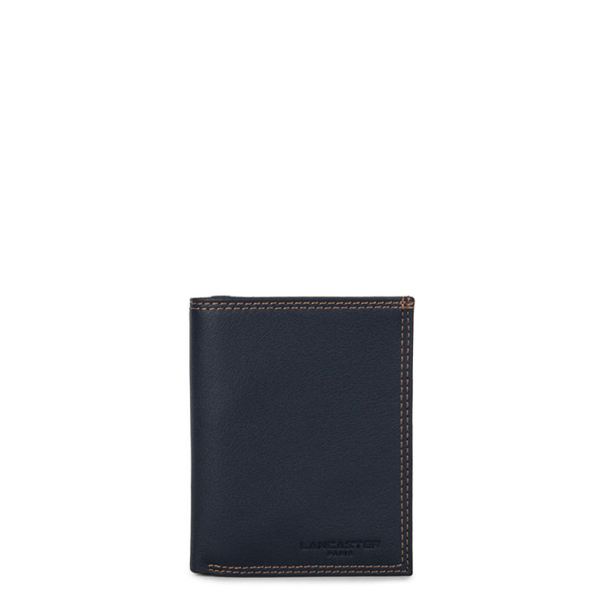 Lancaster Soft Vintage Men's Wallet 120-12 Dark Blue Camel