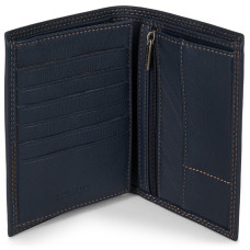 Lancaster Soft Vintage Men's Wallet 120-13 Dark Blue Camel