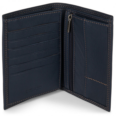 Lancaster Soft Vintage Men's Wallet 120-13 Dark Blue Camel
